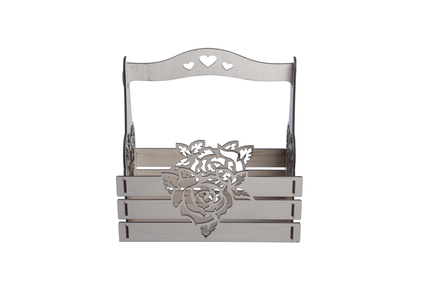 Valentine Day Decor Floral Basket