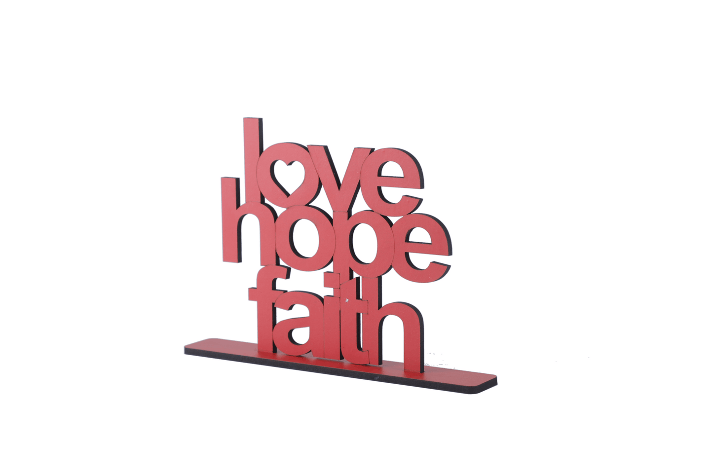 Love hope faith Motivational Quote