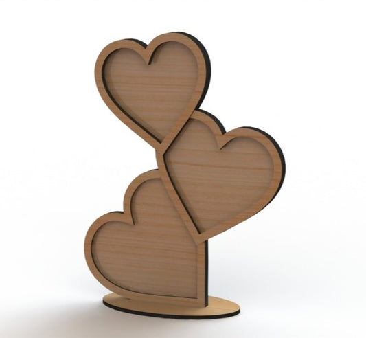 Heart Shape Picture Frames Family Tree