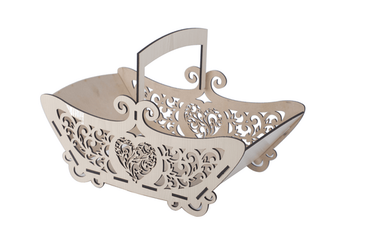 Laser cut Decorative Big Basket