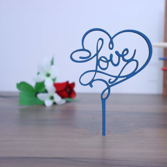 Love Cake Topper Wedding Valentines Celebration