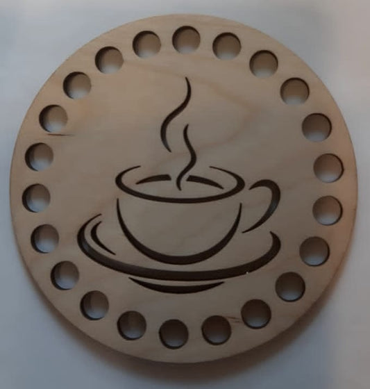 Wooden Engraved Coffee Coaster